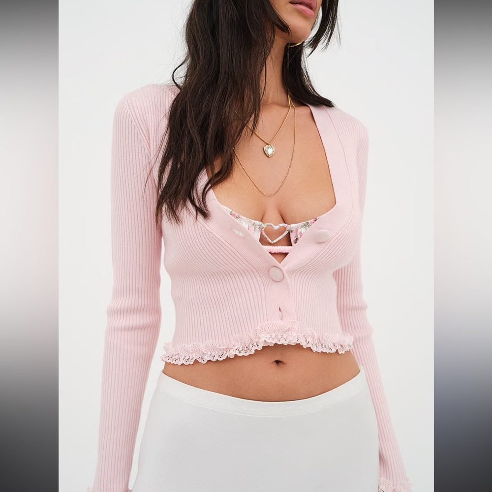 NWT For Love & Lemons Nina Cardigan